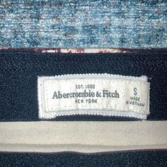 Abercrombie Fitch Sexy Body Con Mini Skirt Purple Multi Print Small - Picture 2 of 5